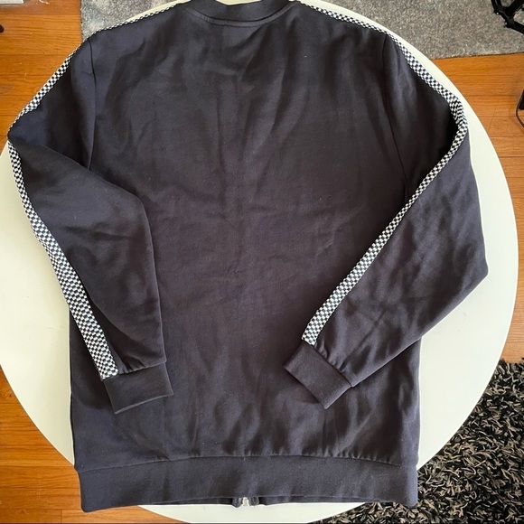 ASOS Cotton Full Zip Sweater Black Men’s Size Medium - Picture 6 of 9